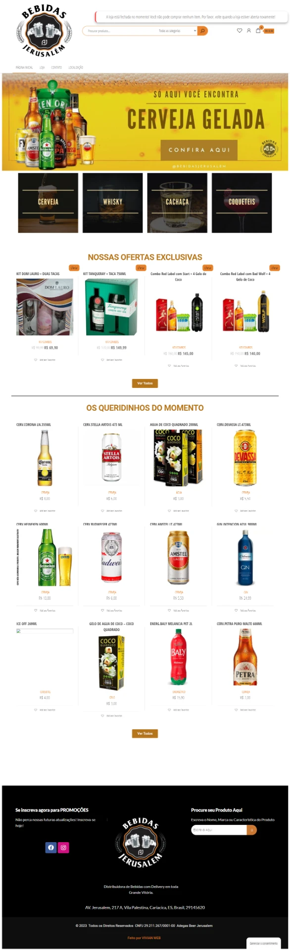 Projeto Bebidas Jerusalém