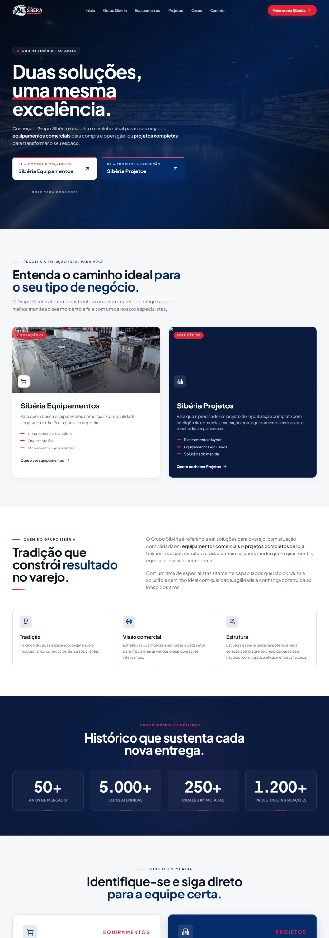 Projeto Grupo Sibéria · 50 anos